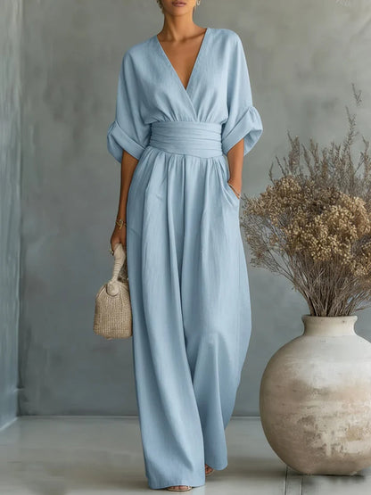 LUMIÈRE Jumpsuit – Elegant, Figur schmeichelnd