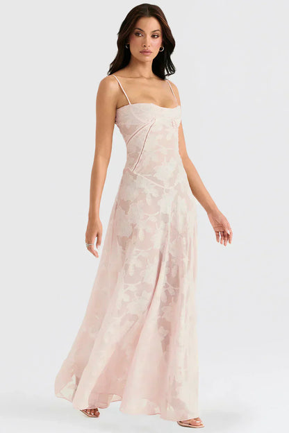 Maxikleid mit Blumenmuster