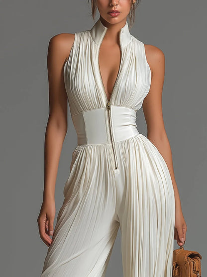 ALICA - Essential Jumpsuit Weiß