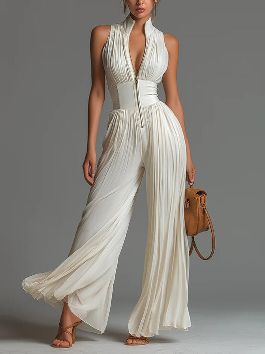 ALICA - Essential Jumpsuit Weiß