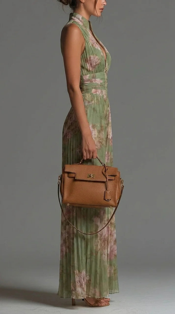 LENA — Chiffon-Jumpsuit mit Blumenmuster