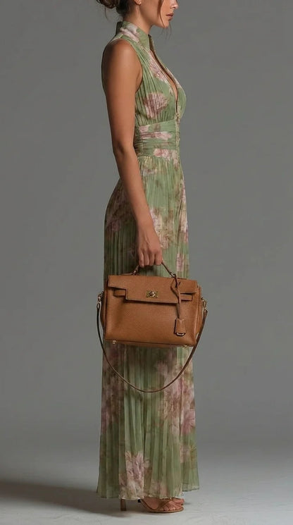LENA — Chiffon-Jumpsuit mit Blumenmuster